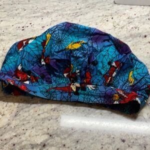 Disney Halloween theme Scrub bonnet